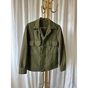 Green Wool Military